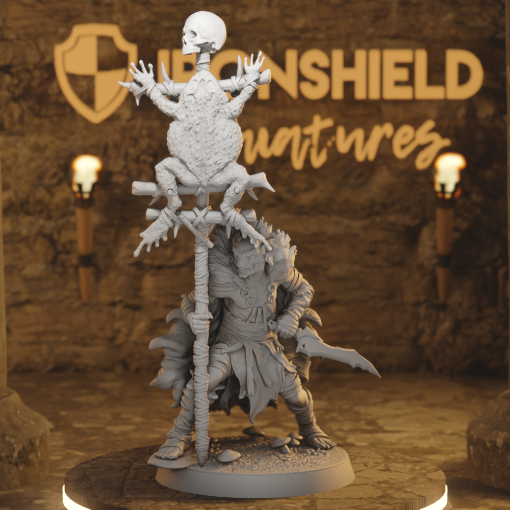 Marsh Goblin Bannerman – War Herald Totem Bearer