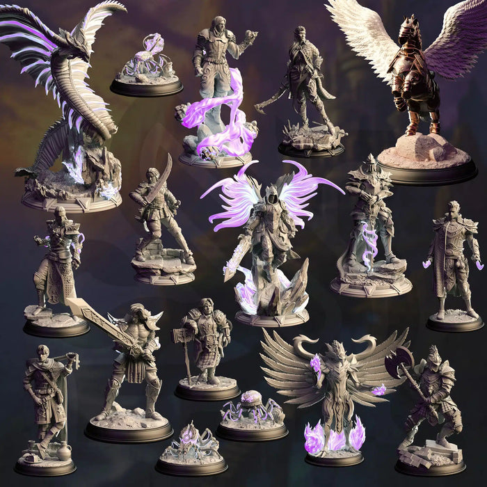Arcane Skies – DND 5e Starter-Kampagne – Komplettset mit 17 Figuren 