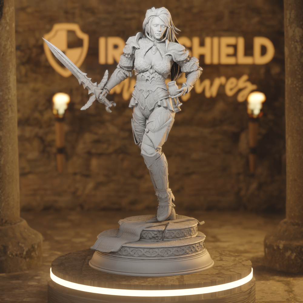 Mina Female Vampire NPC Fighter Woman Knight