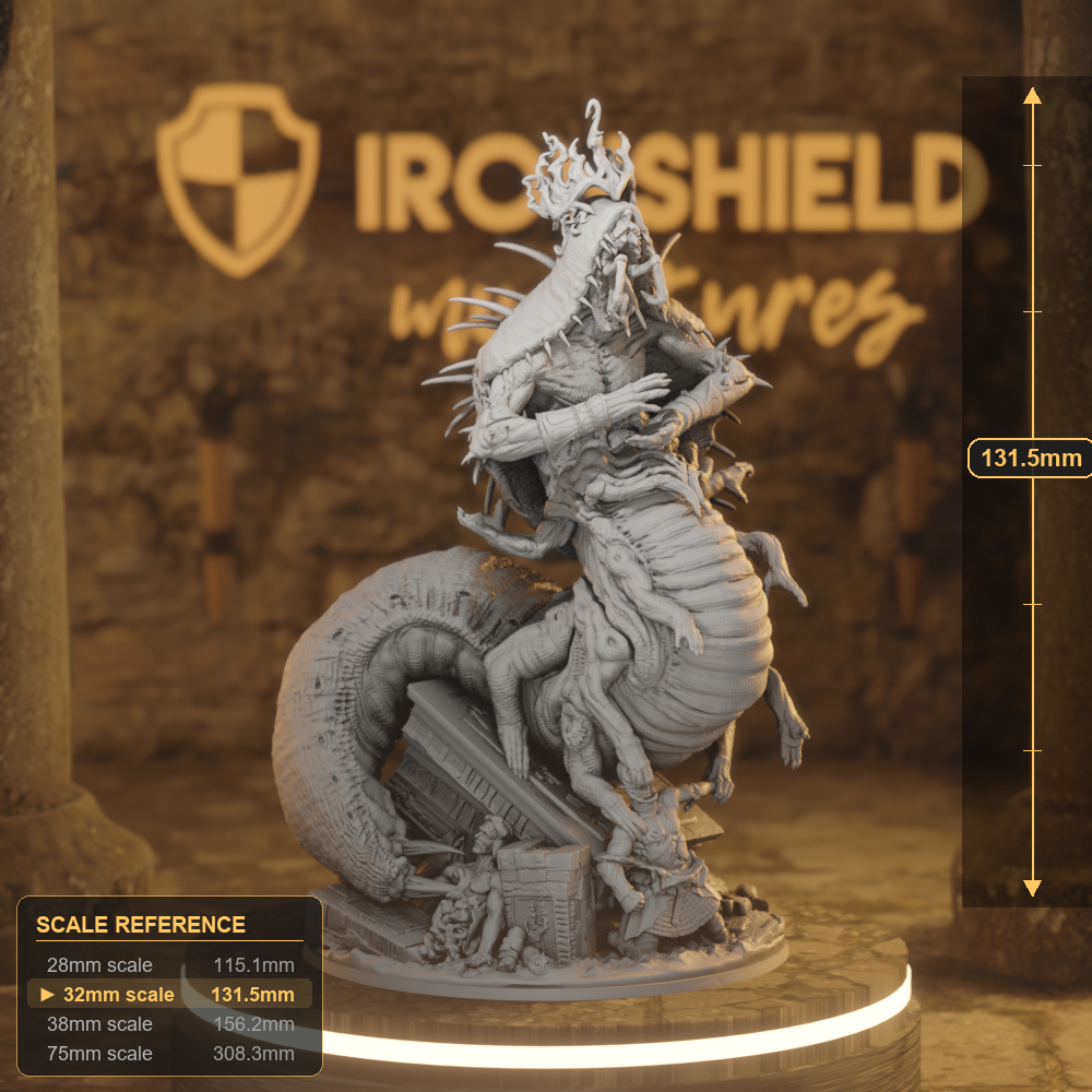 Mother of Whispers Aberration DnD miniature 3D printed resin tabletop RPG figure
