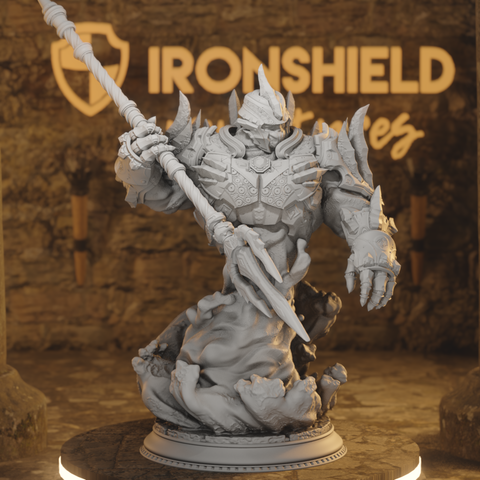 Elemental Myrmidon Water Harpoon Fighter