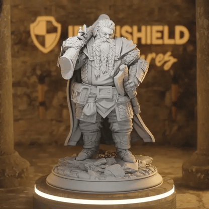 Nilyerg DnD miniature 360 turntable animation
