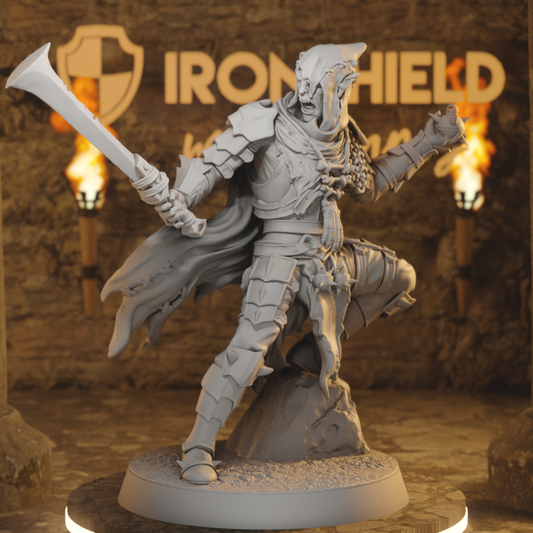 Orcwretch Sapper 2 Orc Rogue DnD miniature 3D printed resin tabletop RPG figure
