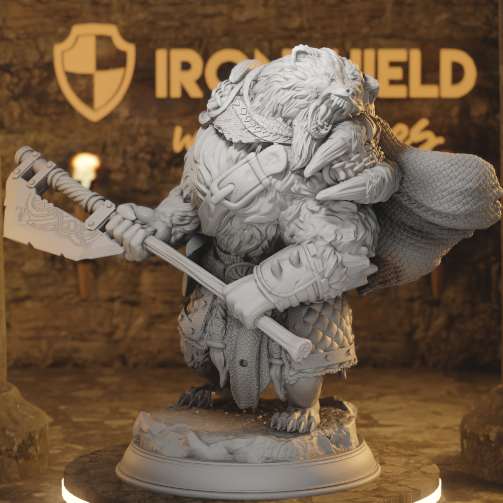 Werebear Barbarian Bearserker Fighter Orik