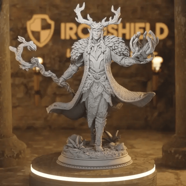 Pontifax DnD miniature 360 turntable animation