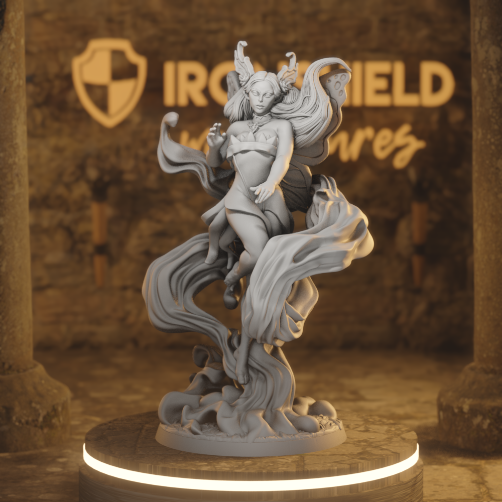 Shadow Leaf Fairy Fey DnD miniature 3D printed resin tabletop RPG figure