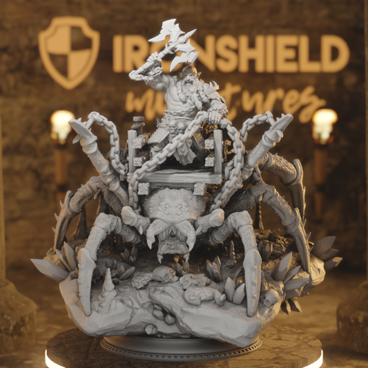 Shiasirix Dwarf Mounted Giant Spider