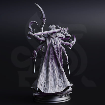 Siltrak'thos – Knight Six-Armed Drow Warlord