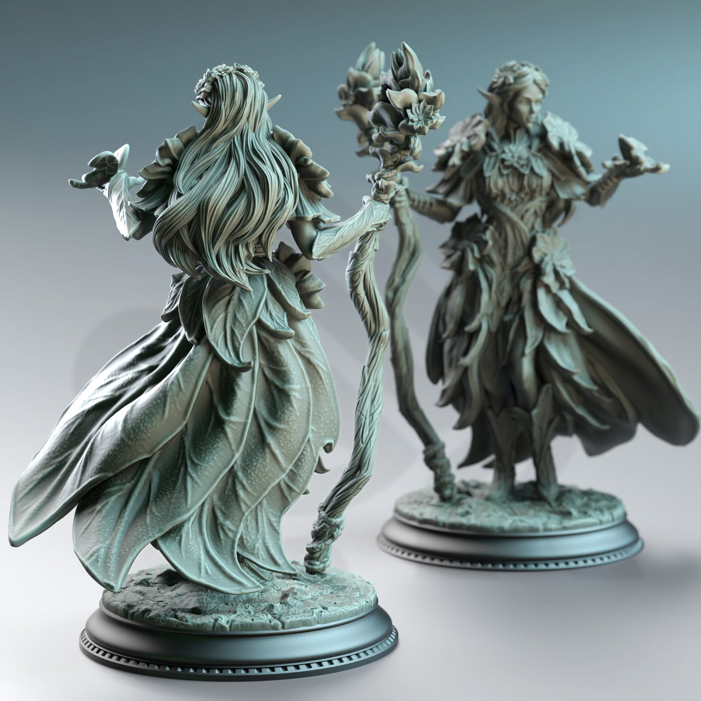Synoria Elf fey Druid Mage Priestess Wizard