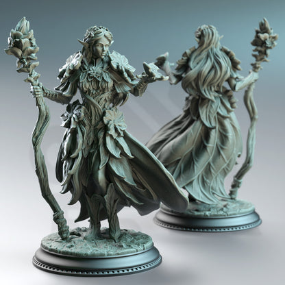 Synoria Elf fey Druid Mage Priestess Wizard