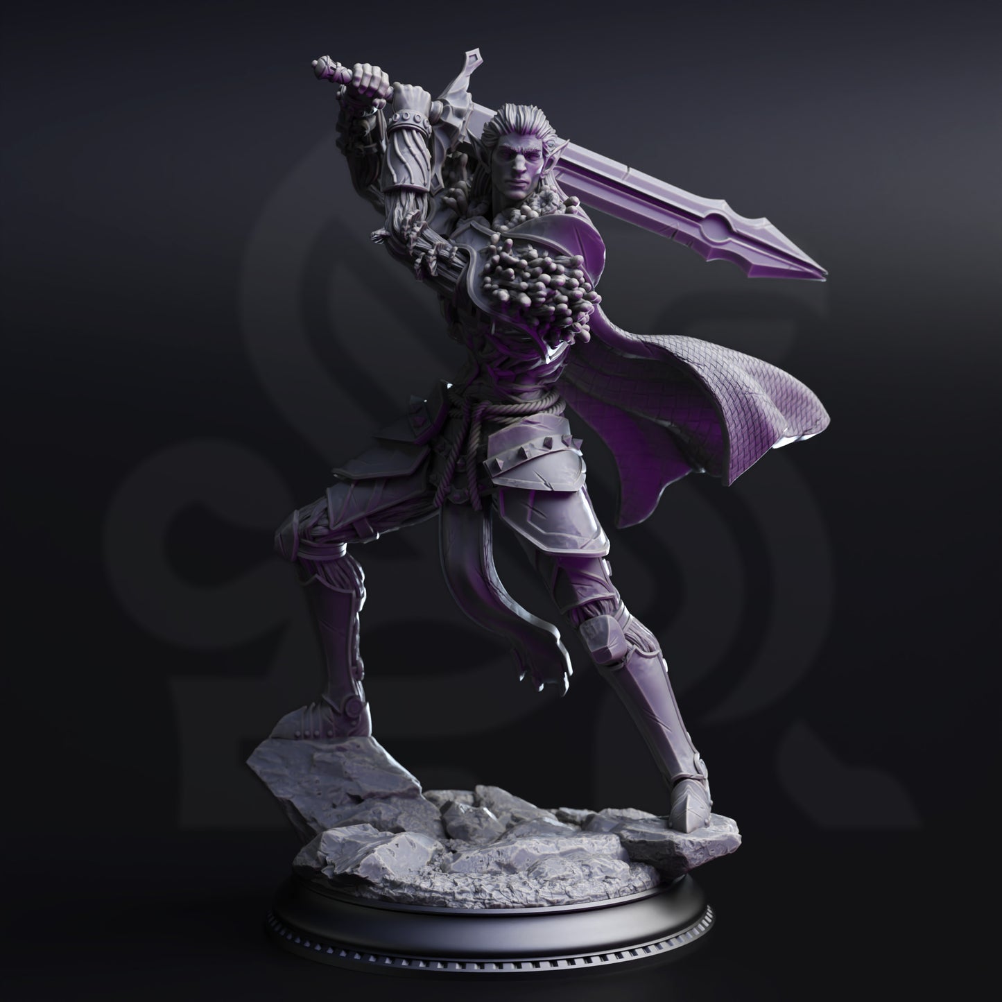 Blessed  – Drow Vanguard with Greatsword