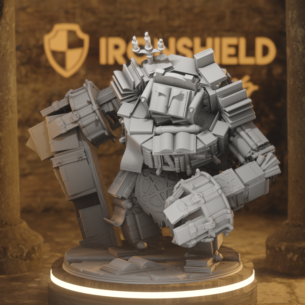 The Forbidden Section Construct DnD miniature 3D printed resin tabletop RPG figure