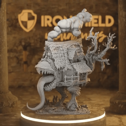 The Bad Apple DnD miniature 360 turntable animation