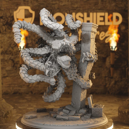 The Devouring Eye Aberrant Terror of the Deep Vaults DnD miniature 3D printed resin tabletop RPG figure