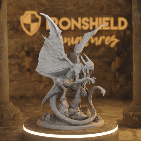 The Tooth Fairy - Monstrous Winged Fey Horror Serpent-Tailed Dark Fairy Boss Monster