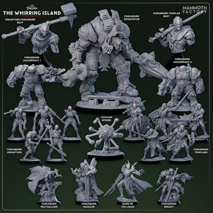 The Whirring Island campaign cover - Mammoth Factory