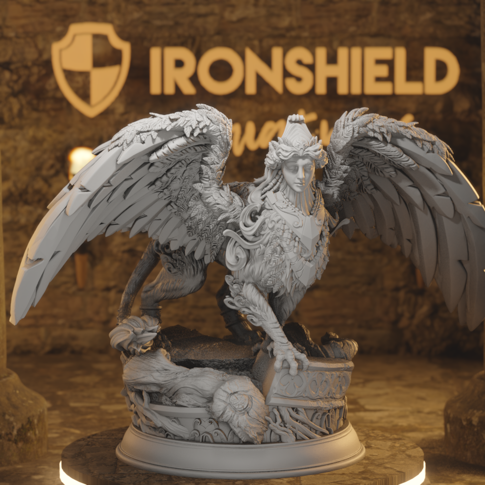 Ancient Sphinx Tizariel - Monstrosity | RPG Miniature – IronShield Army