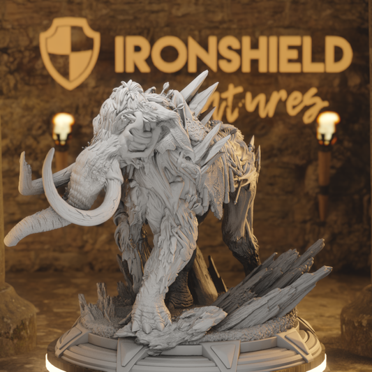 Frozen Undead Mammoth Beast Monster - Tjornir