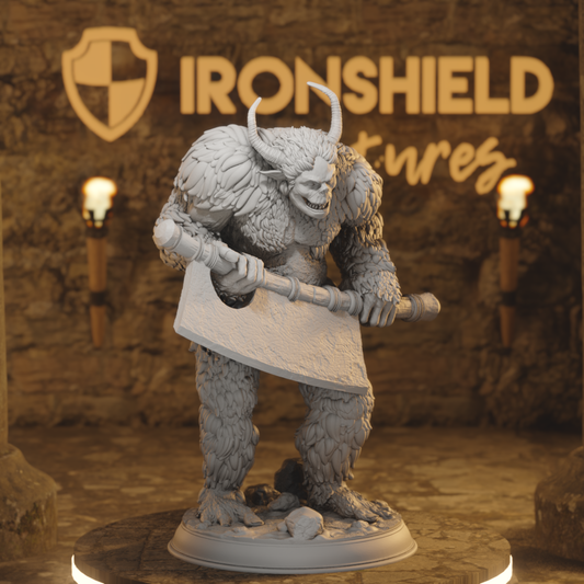 Tulva Snow Troll Barbarian Giant Monster