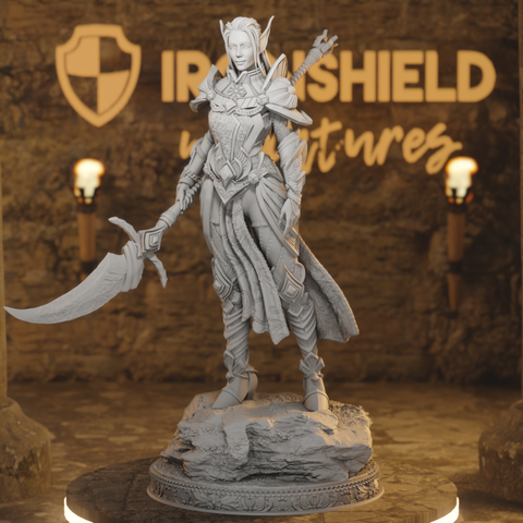 Elven Paladin of War - Tyriana