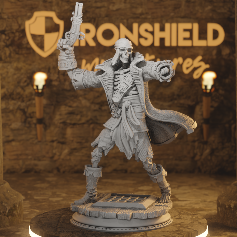 Scallywag - Undead Skeleton Ranger Pirate | Resin DnD Miniat ...