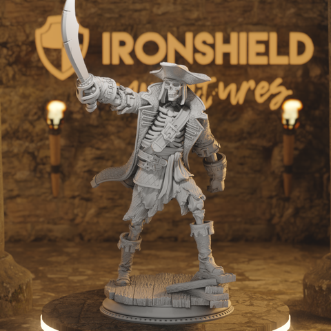 Scallywag – Undead Skeleton Pirate with Sabre