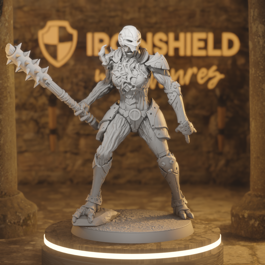 Unearthed Forgeborn 5 Construct Fighter DnD miniature 3D printed resin tabletop RPG figure