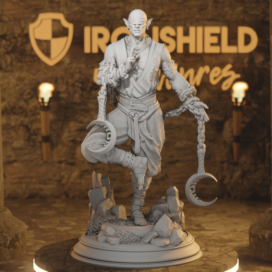 Uxas – Drow Lunar Monk Hero