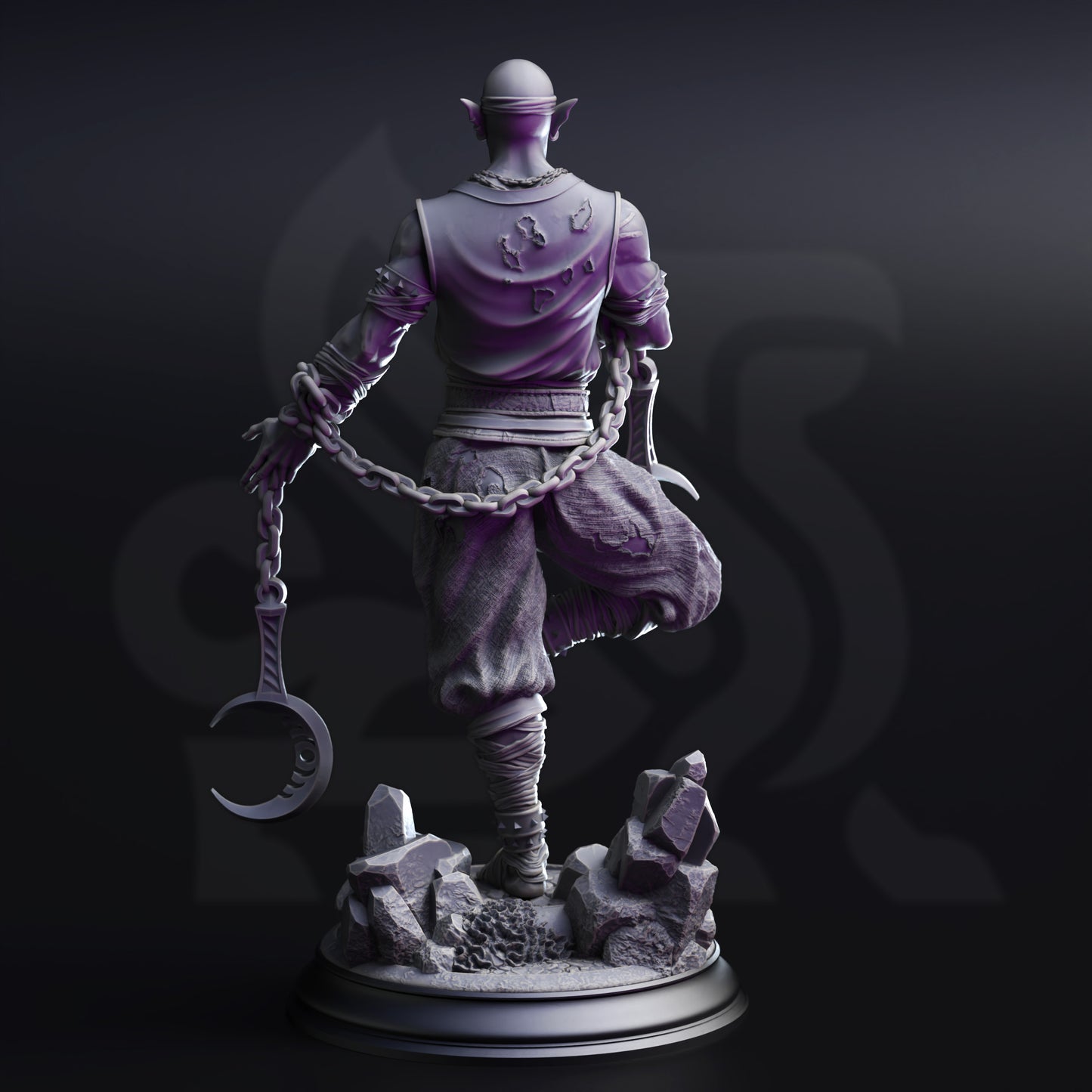 Uxas – Drow Lunar Monk Hero