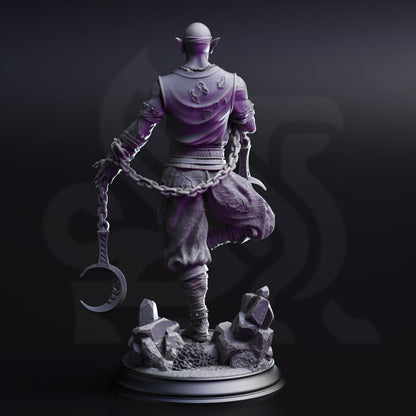 Uxas – Drow Lunar Monk Hero