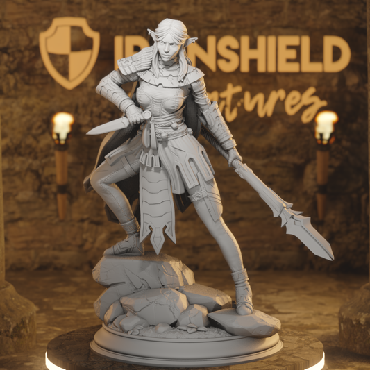 Vixa – Drow Warrior Huntress Pathfinder