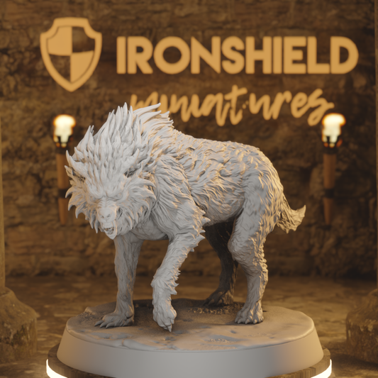 Young Silverpelt Wolf – Wild Companion Beast Monster Creature