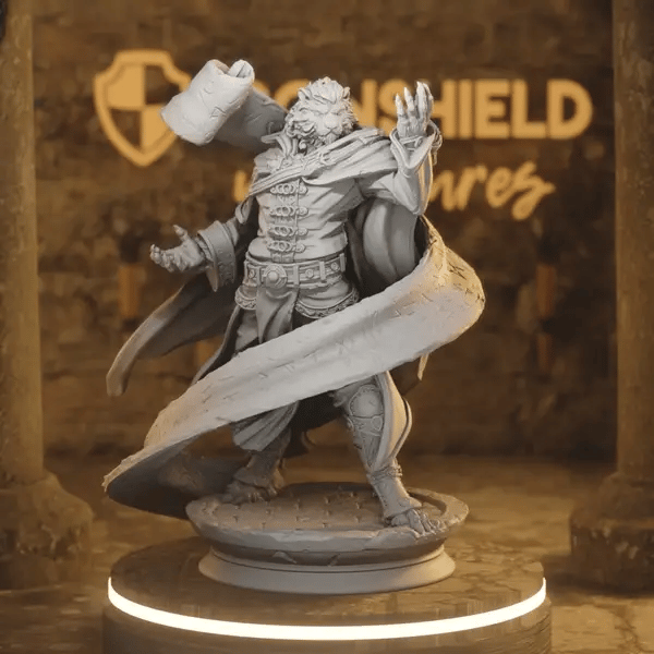 Za Kar DnD miniature 360 turntable animation