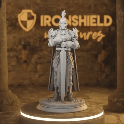 Arcane Armour A DnD miniature 360 turntable animation