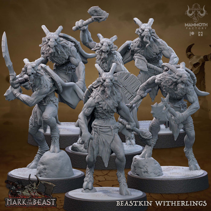 Beastkin Set Devil Goat Army 6 Figuren 