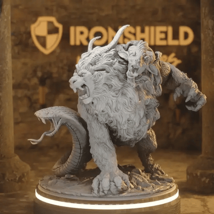 Capricalion DnD miniature 360 turntable animation