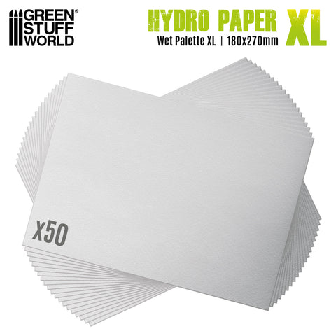 Green Stuff World HYDRO PAPER sheet XL 180x270mm Pack x50