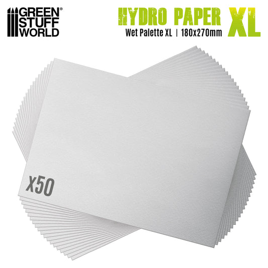 Green Stuff World HYDRO PAPER sheet XL 180x270mm Pack x50