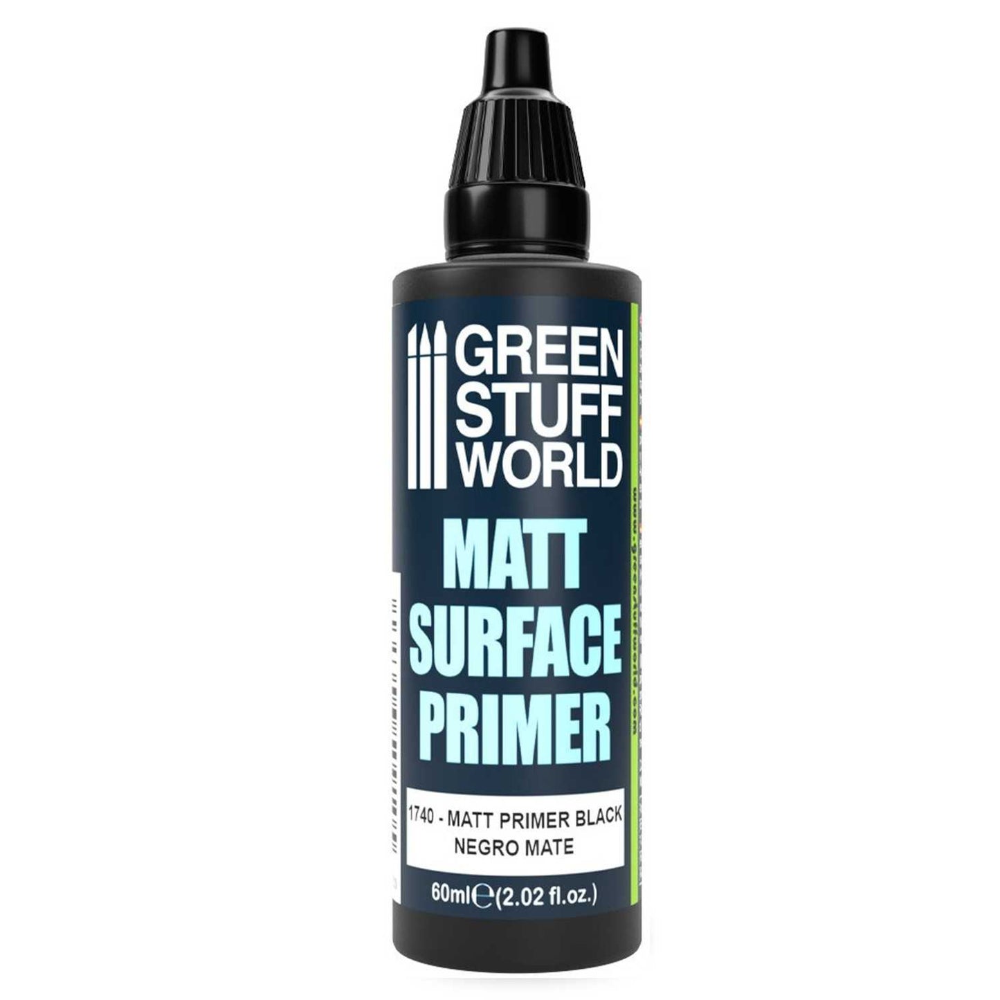 Green Stuff World MATT SURFACE PRIMER BLACK 60ml