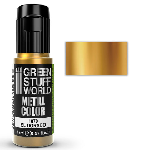 Green Stuff World Acrylic Metal Paint - EL DORADO 17ml