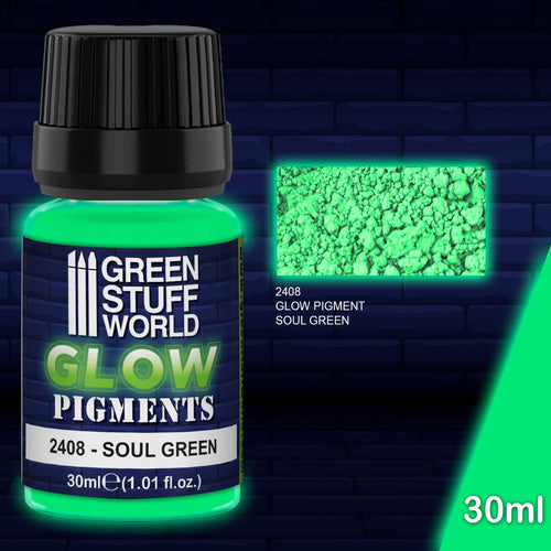 Green Stuff World Glow in the Dark Pigment - SOUL GREEN 30ml