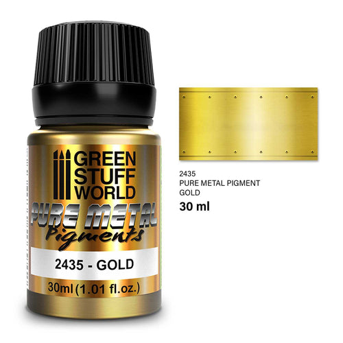 Green Stuff World Paint Pot - Pure Metal - GOLD pigments 30ml