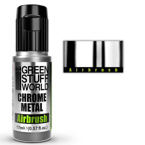 Green Stuff World Airbrush Chrome Metal Paint 17ml
