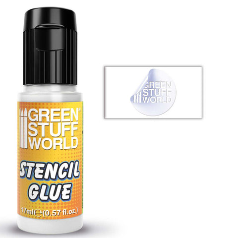 Green Stuff World Repositionable STENCIL GLUE 17ml