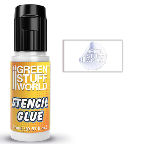 Green Stuff World Repositionable STENCIL GLUE 17ml