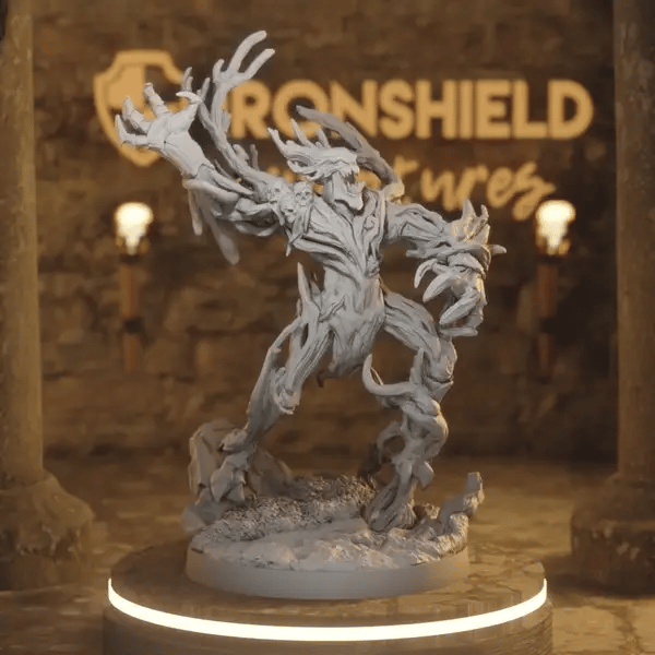 Deeproot Stalker 2 DnD miniature 360 turntable animation