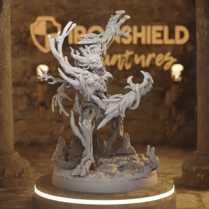 Deeproot Stalker 3 DnD miniature 360 turntable animation