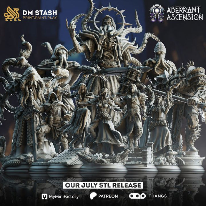 Aberrant Ascension – DND 5e Starter-Kampagne – Komplettset mit 15 Figuren + Karten + Charakterbögen D&amp;D 