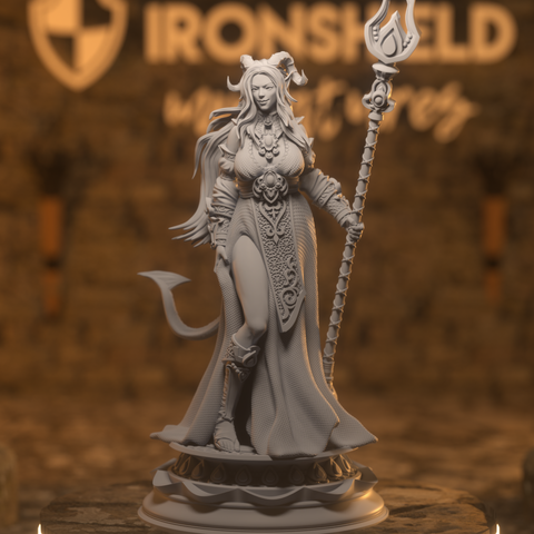 Tharia Moonshadow Tiefling Moon Cleric
