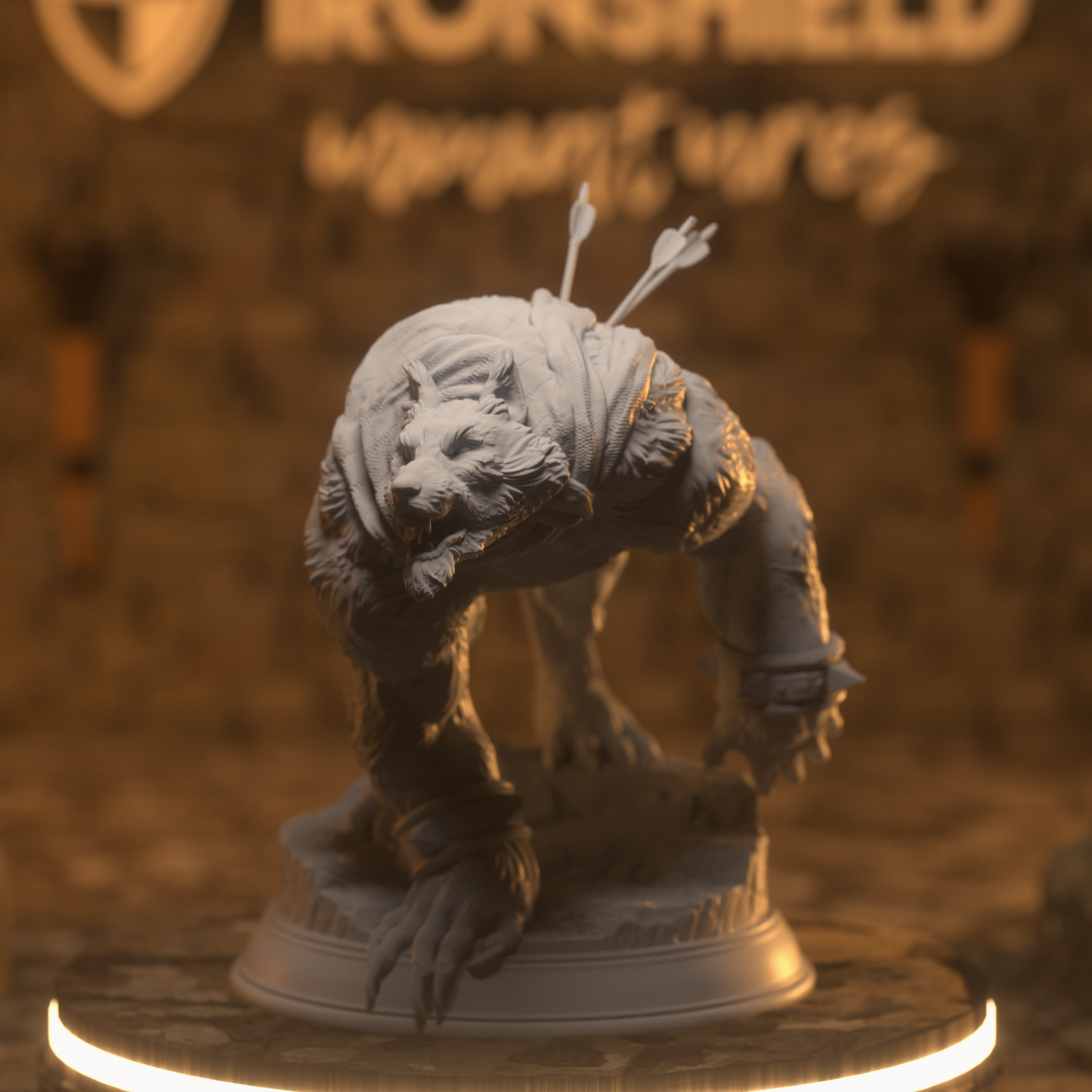 Werewolf Warriors Beasts Animals Fighter